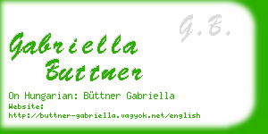 gabriella buttner business card